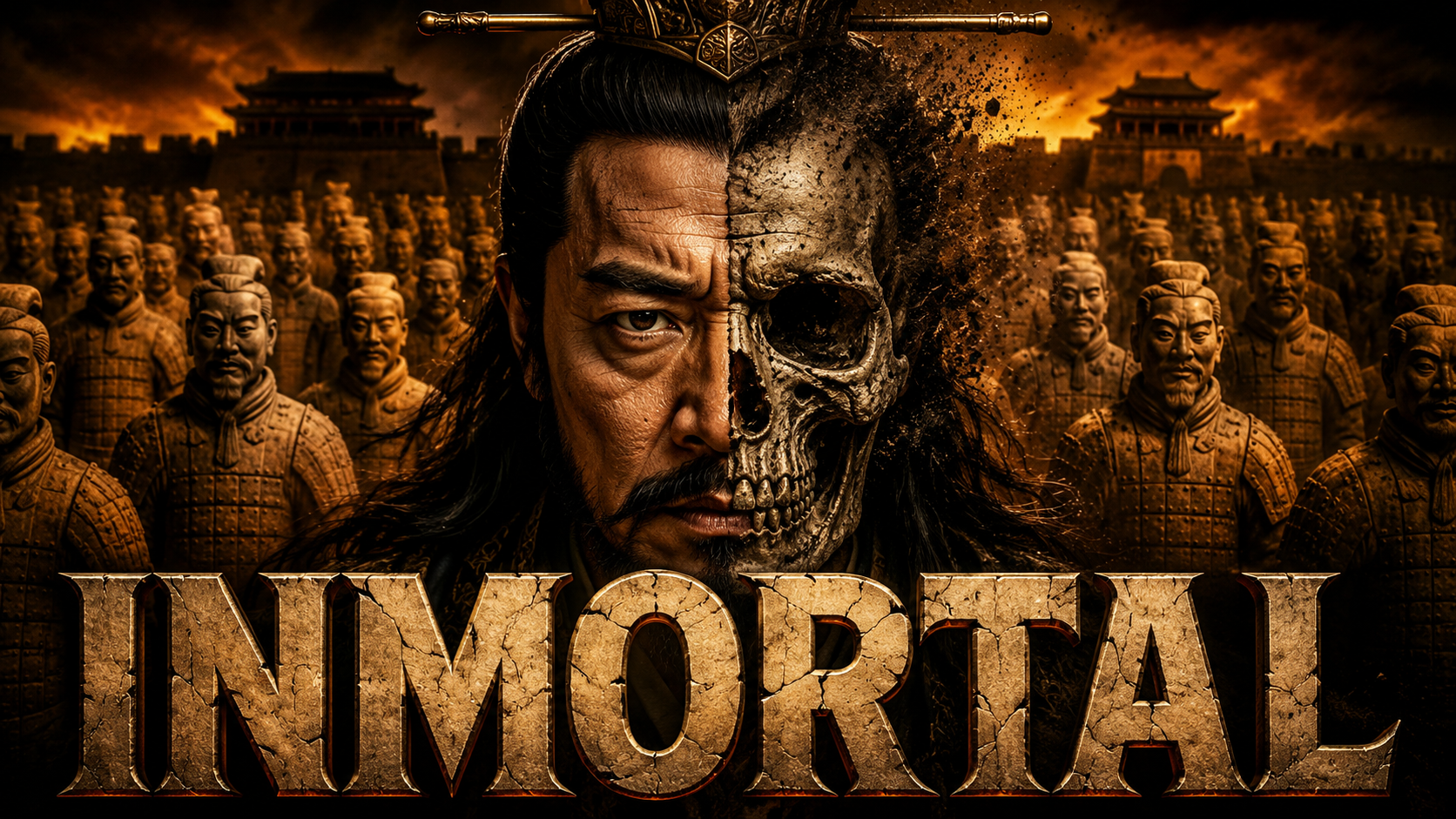 Qin Shi Huang ante el Ejército de Terracota